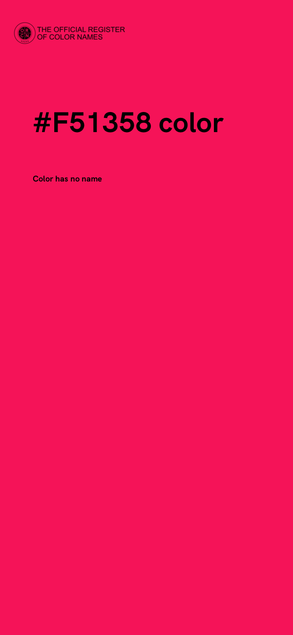 #F51358 color image
