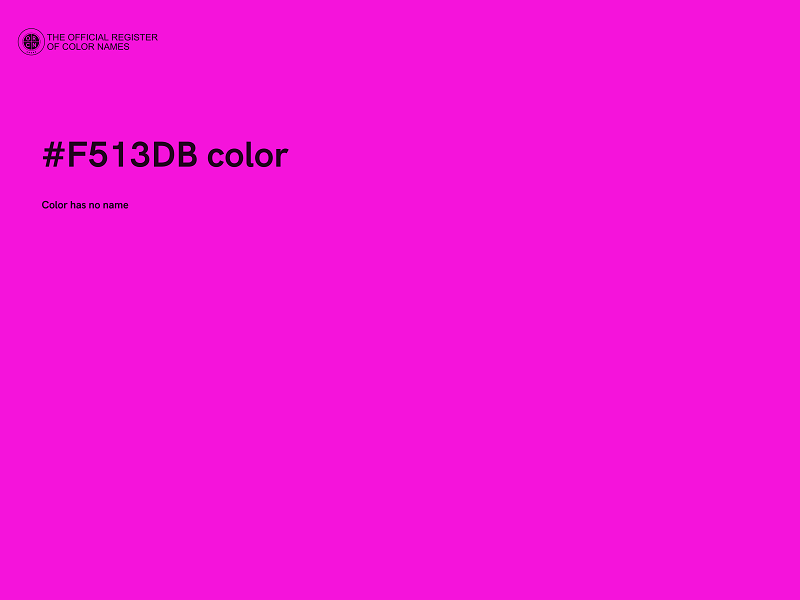 #F513DB color image