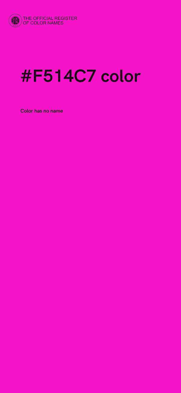 #F514C7 color image