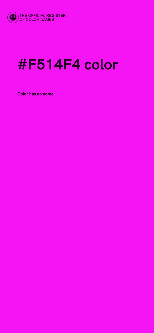 #F514F4 color image
