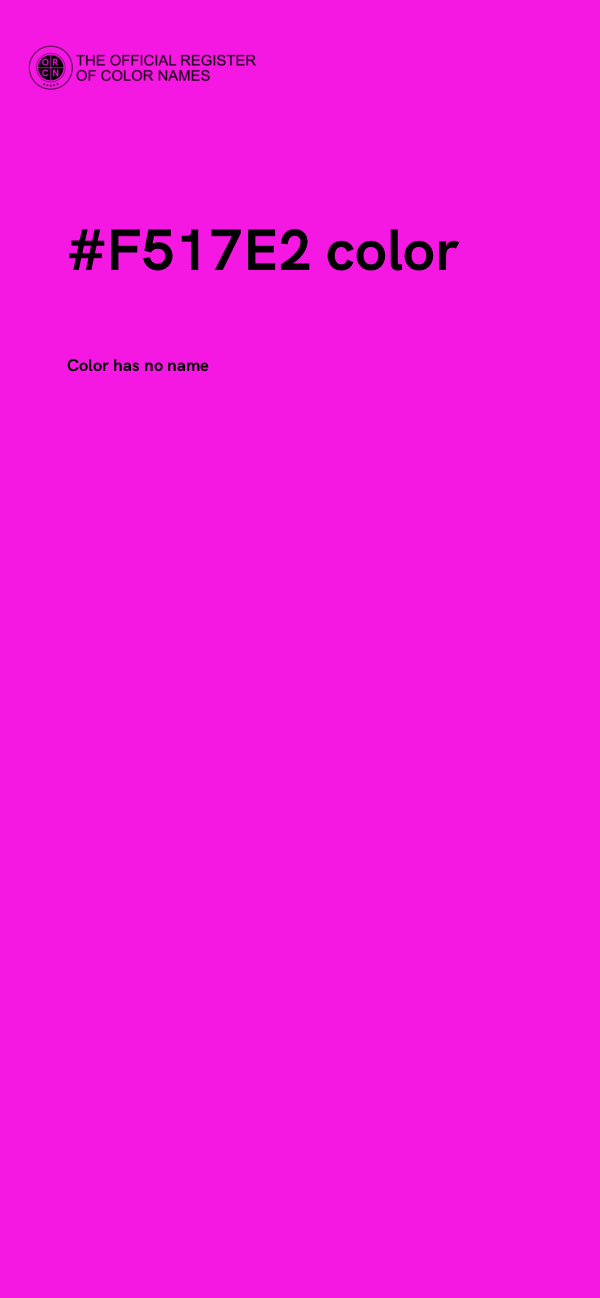 #F517E2 color image