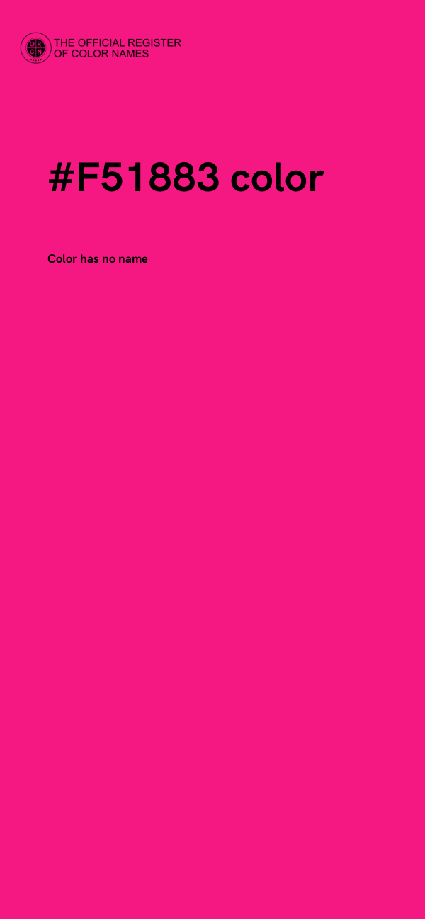 #F51883 color image