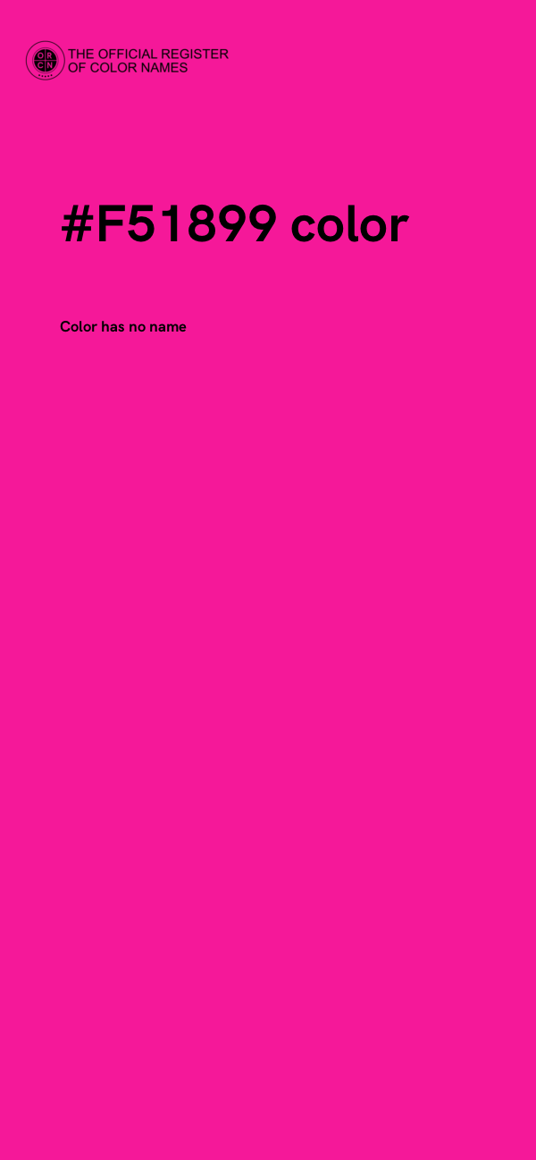 #F51899 color image