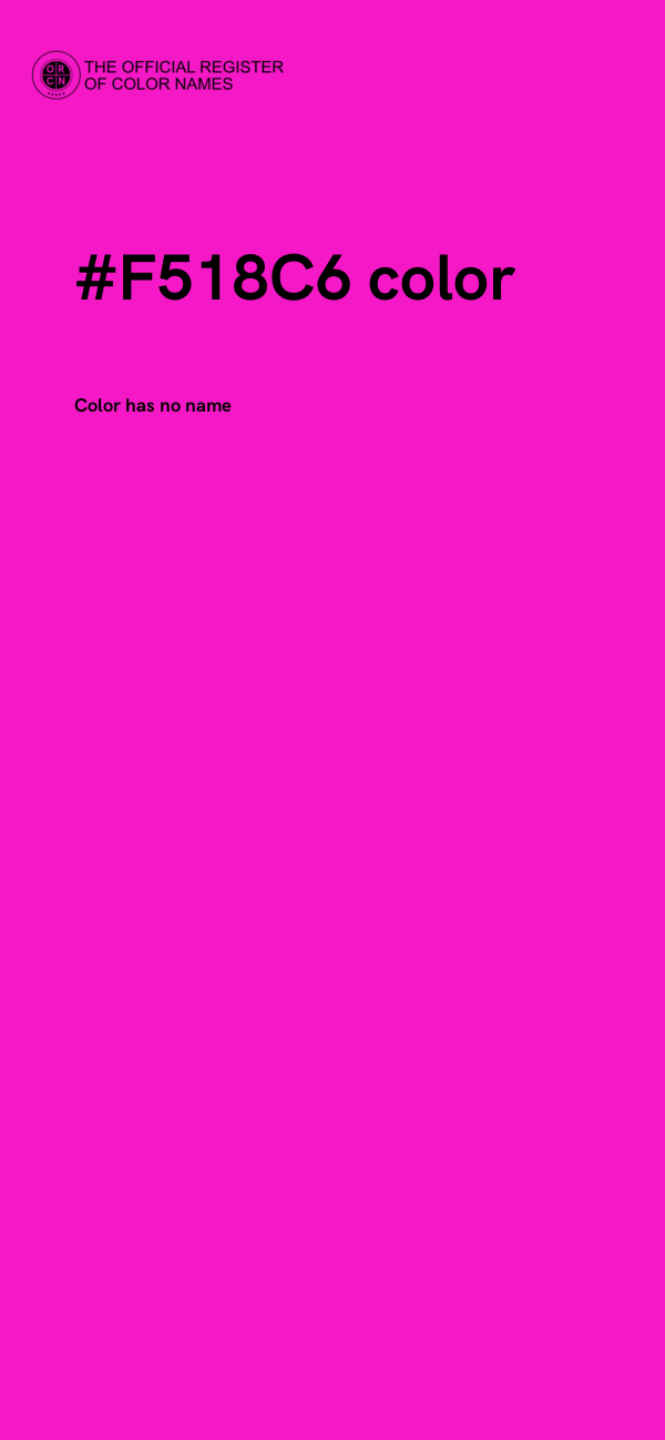 #F518C6 color image