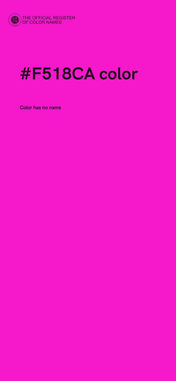 #F518CA color image