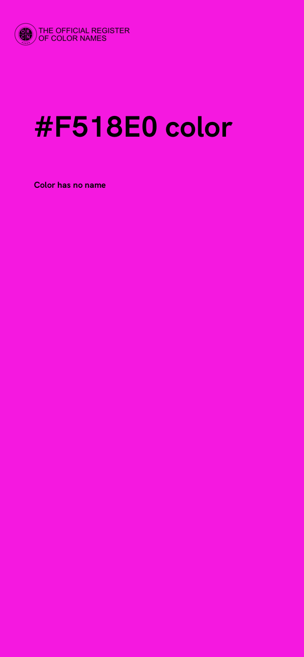 #F518E0 color image