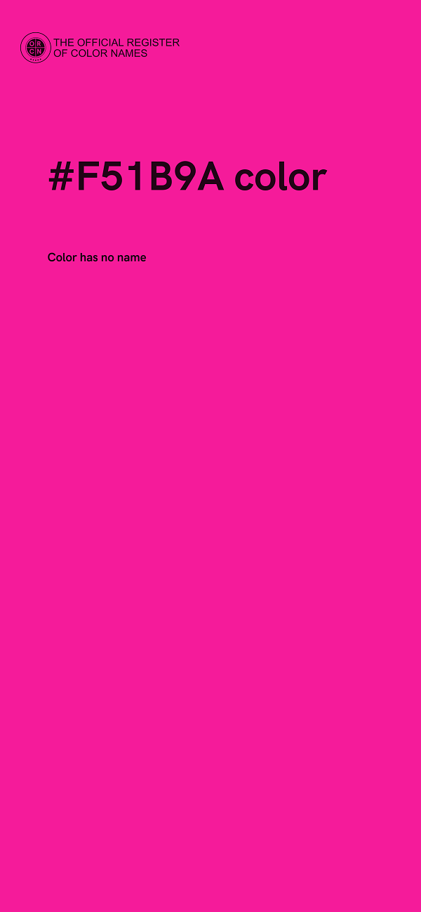 #F51B9A color image