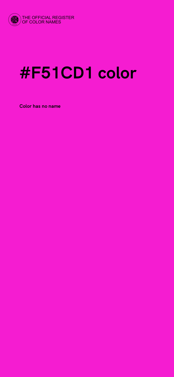 #F51CD1 color image