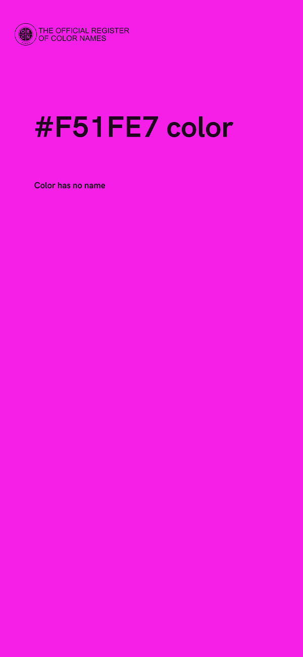 #F51FE7 color image