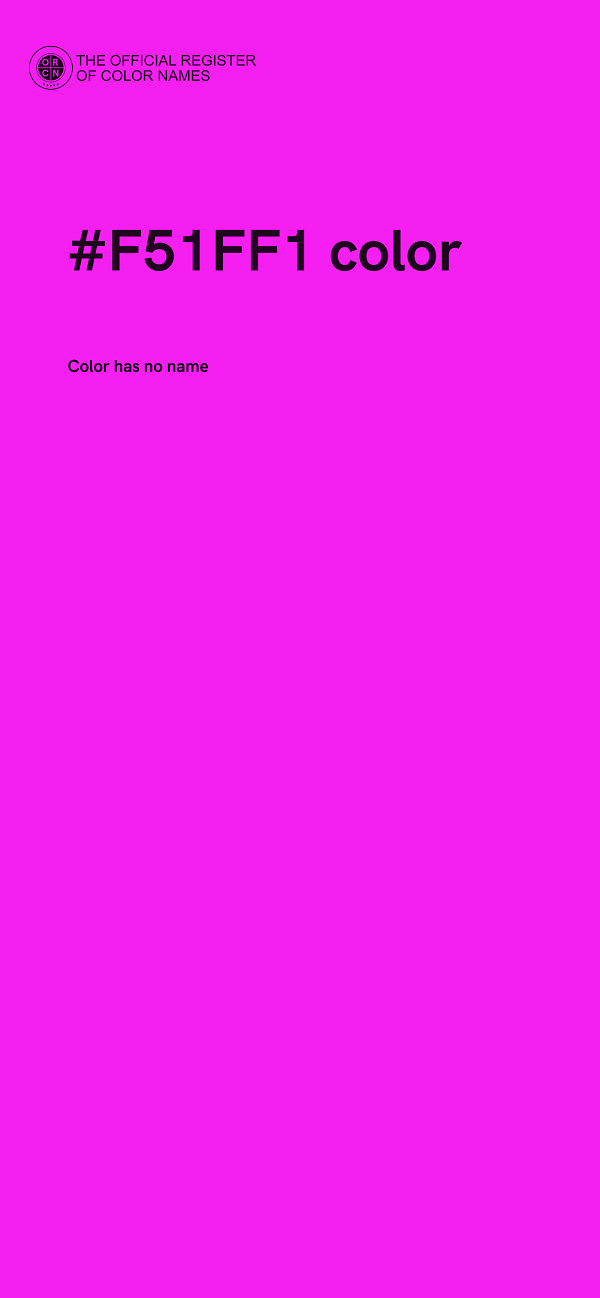 #F51FF1 color image