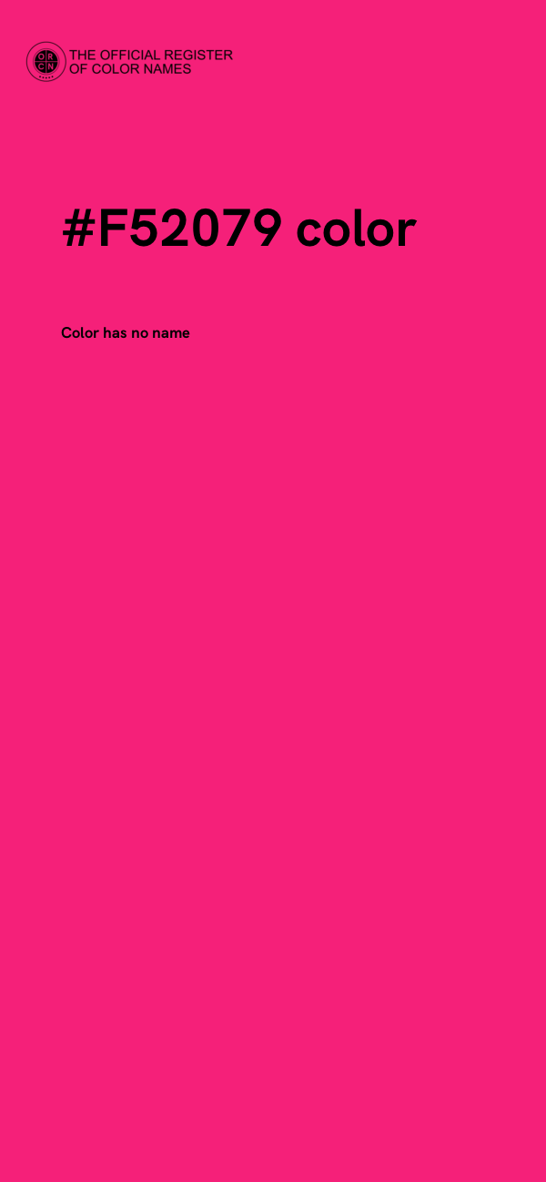 #F52079 color image