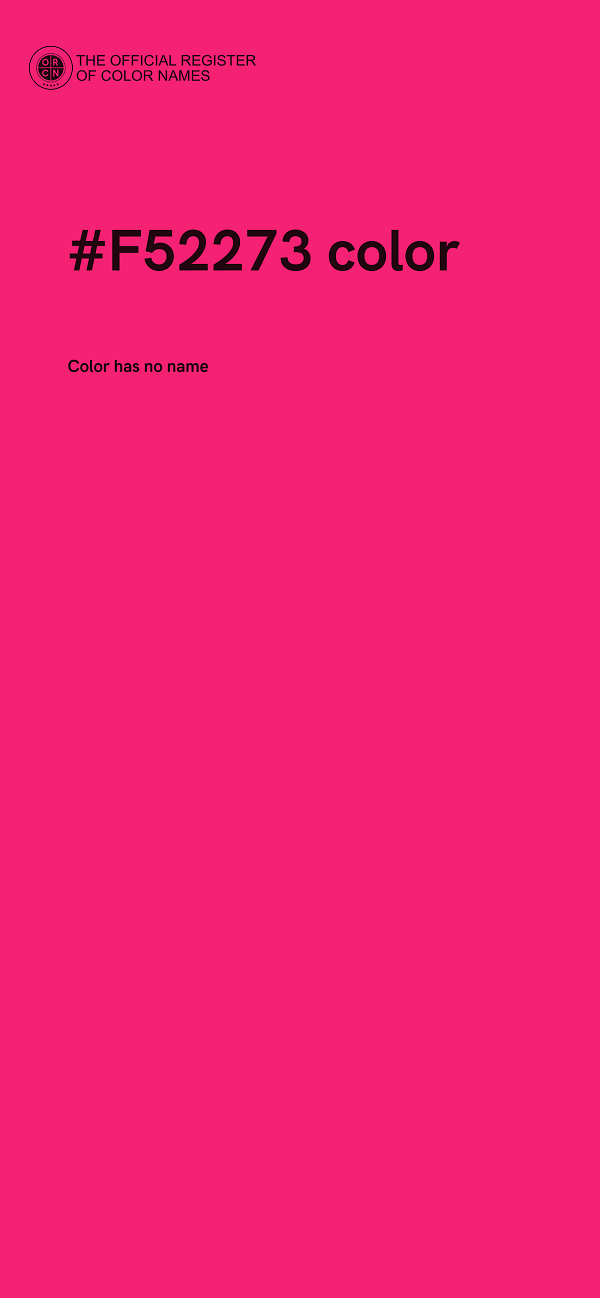 #F52273 color image