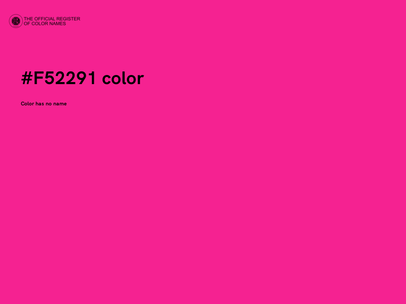 #F52291 color image