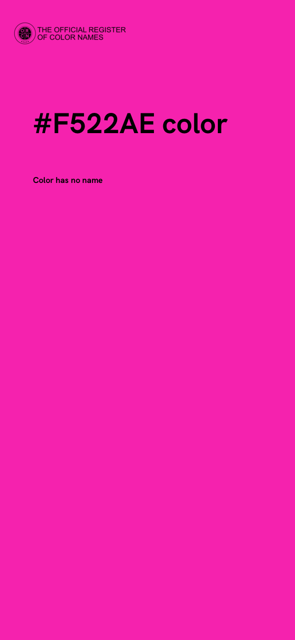 #F522AE color image