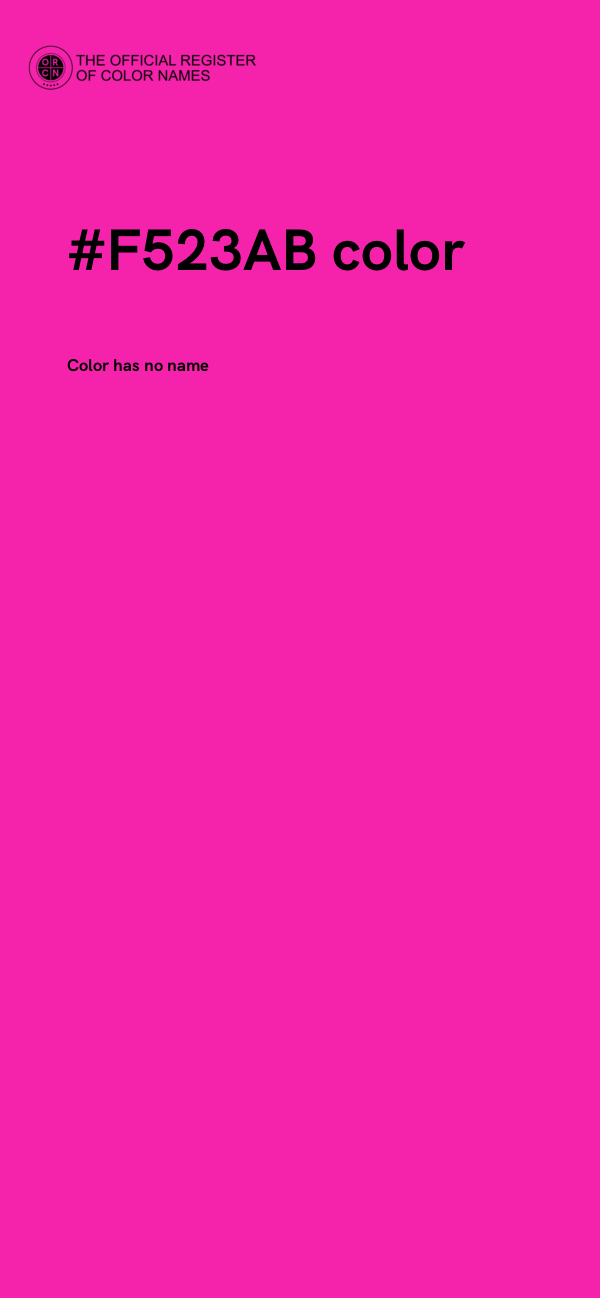 #F523AB color image