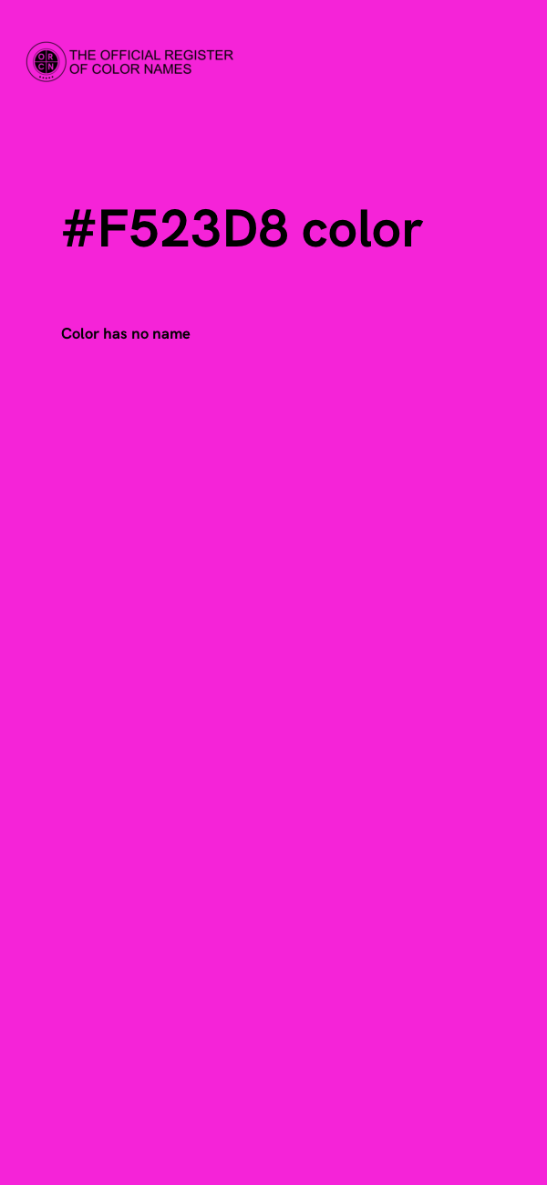 #F523D8 color image