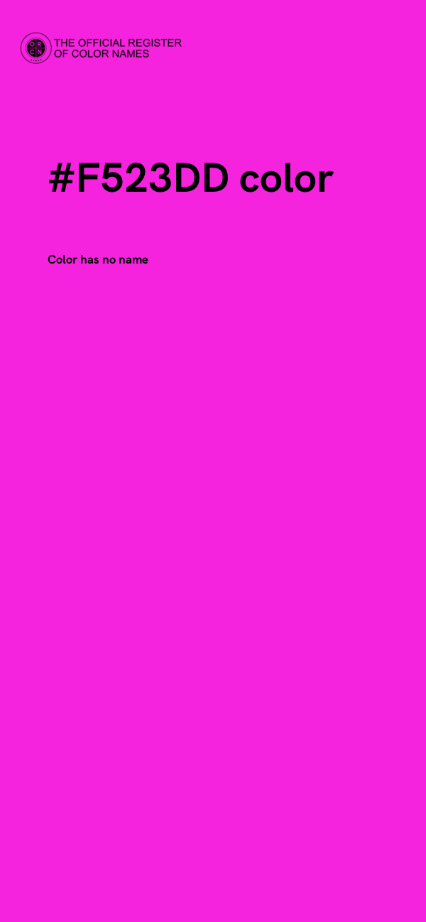 #F523DD color image
