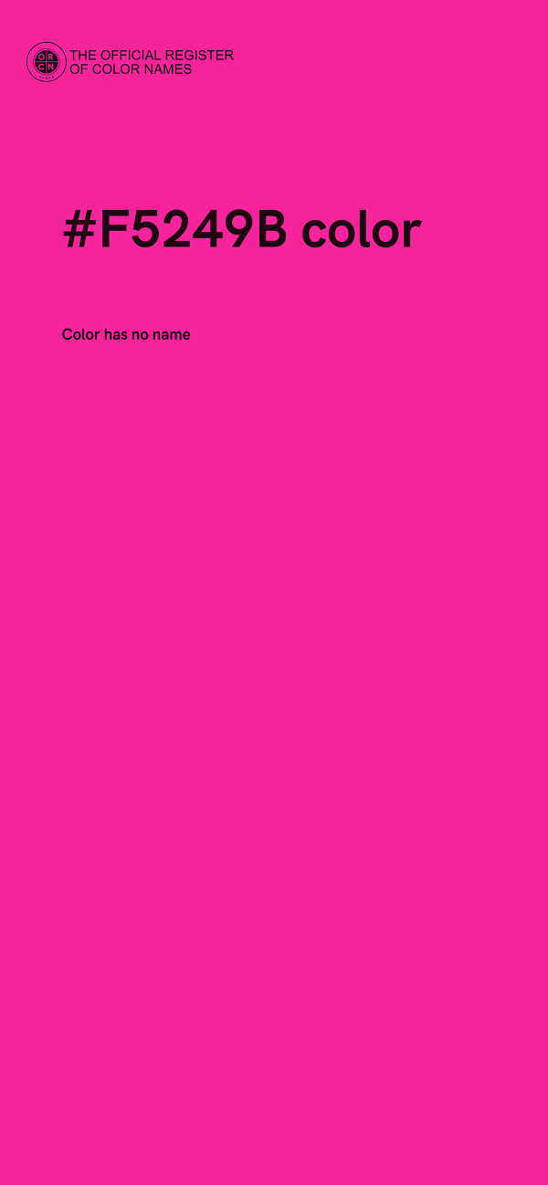 #F5249B color image