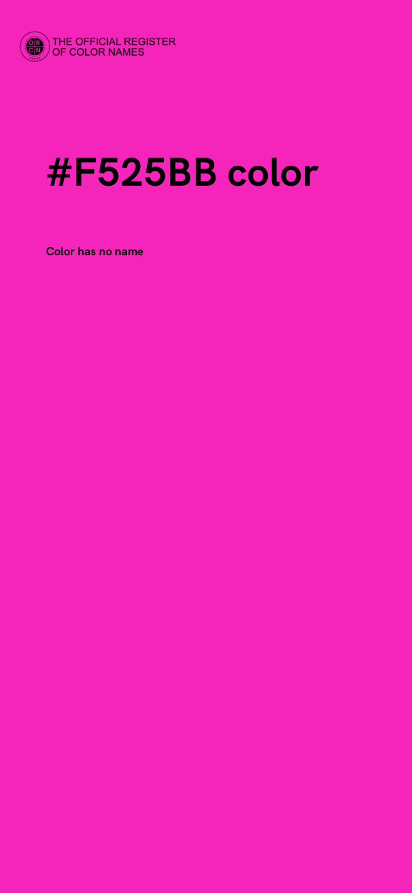 #F525BB color image