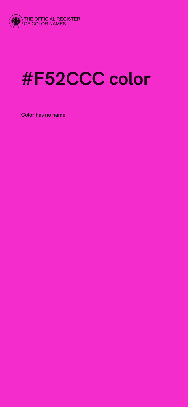 #F52CCC color image