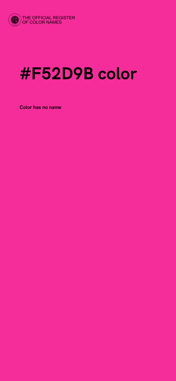 #F52D9B color image