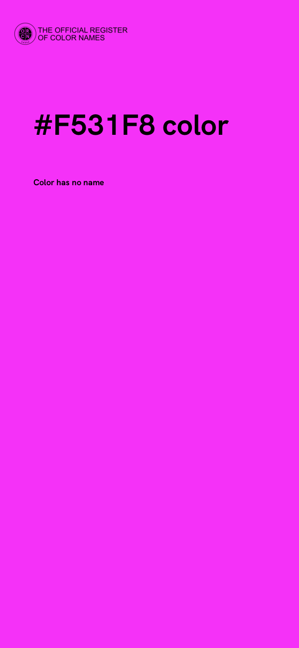 #F531F8 color image