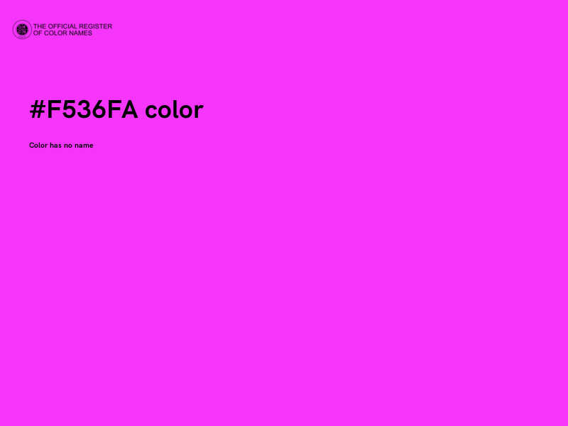 #F536FA color image