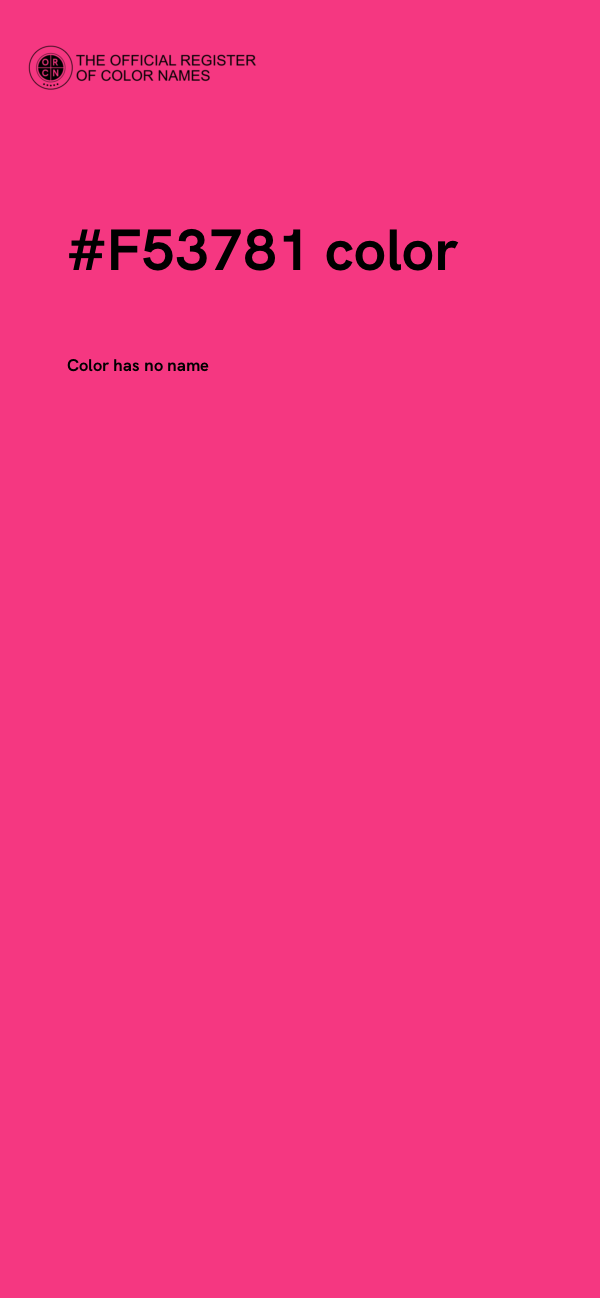 #F53781 color image