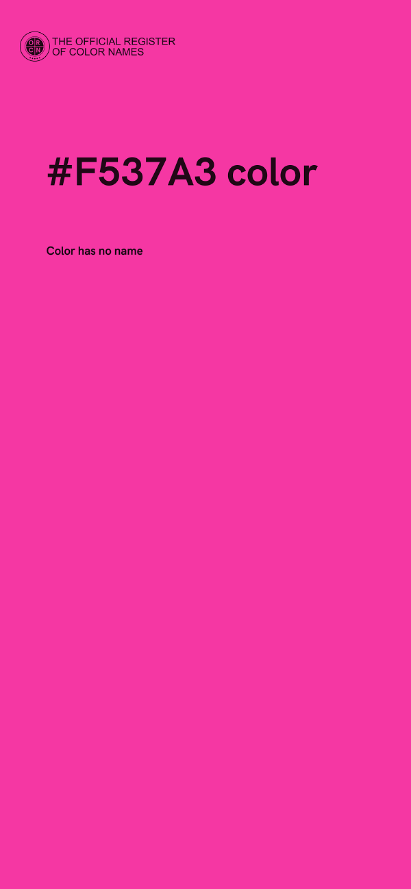 #F537A3 color image
