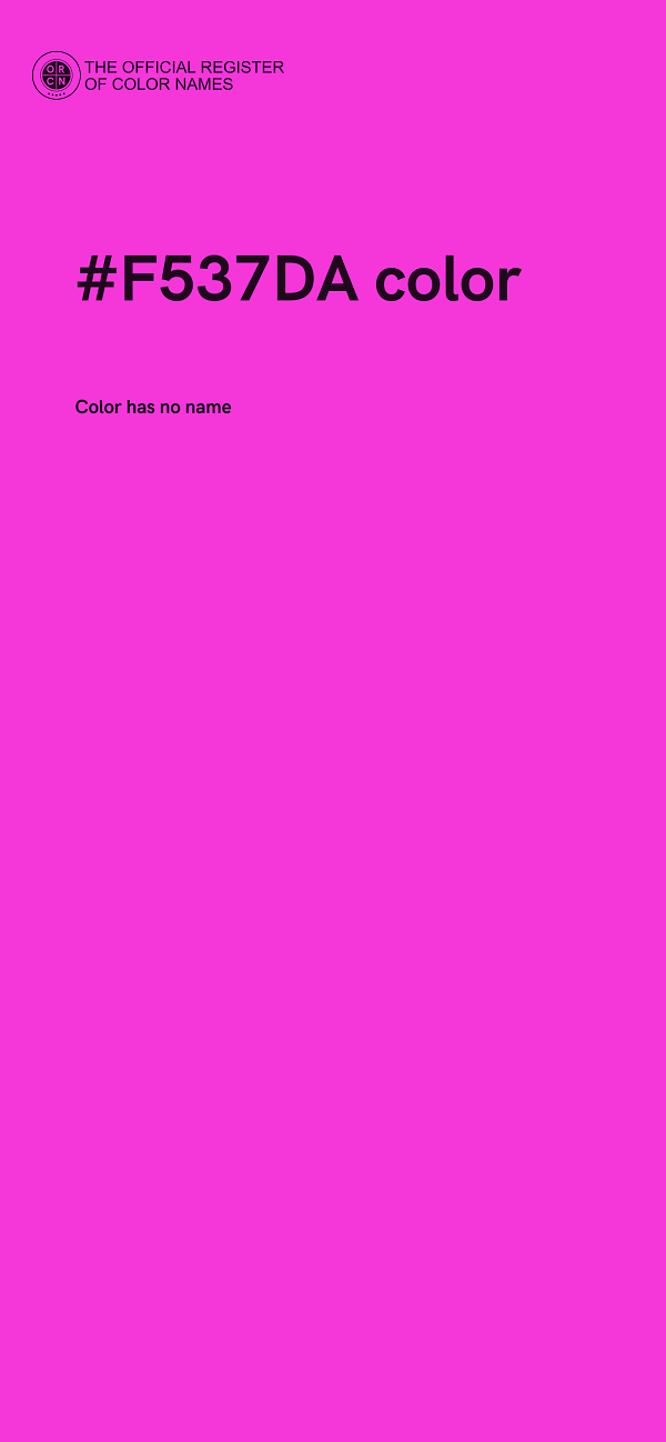 #F537DA color image
