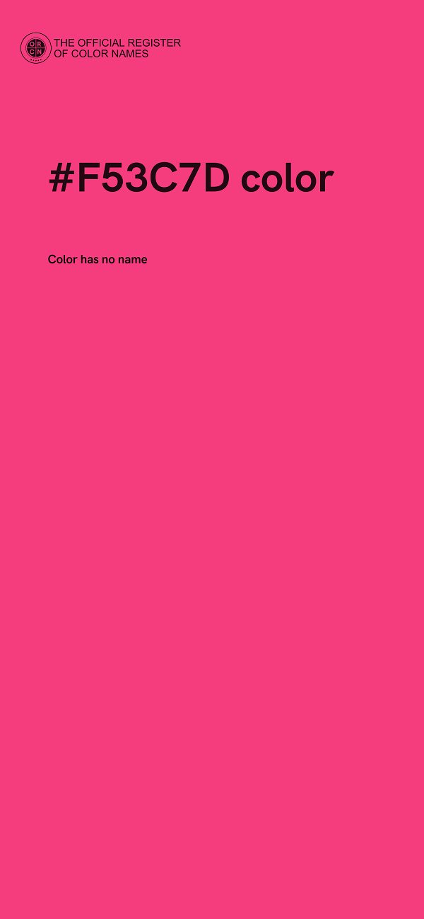#F53C7D color image