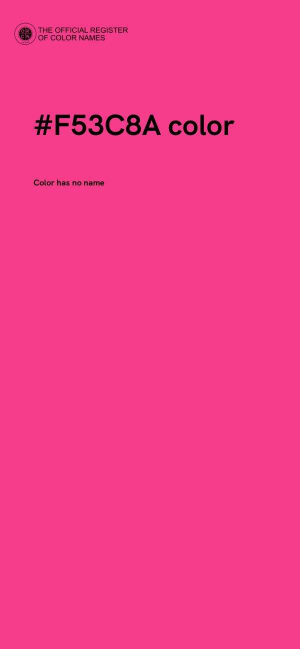 #F53C8A color image
