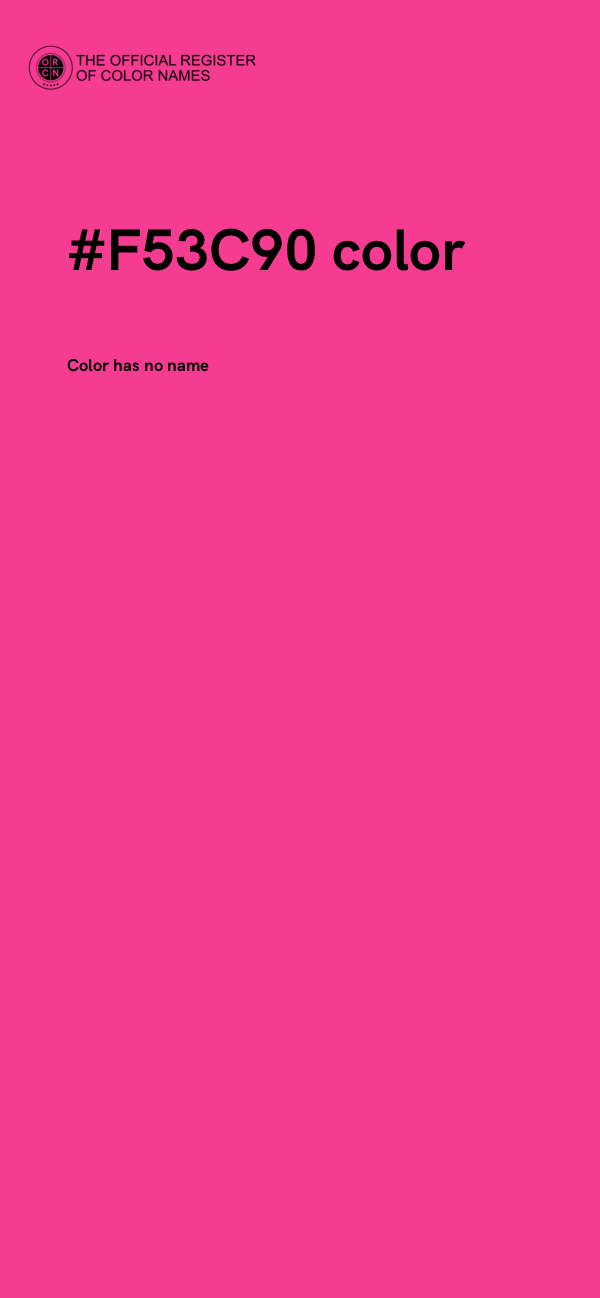 #F53C90 color image