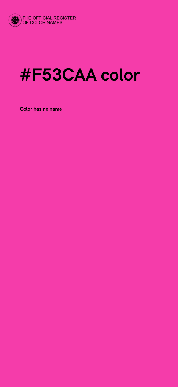 #F53CAA color image