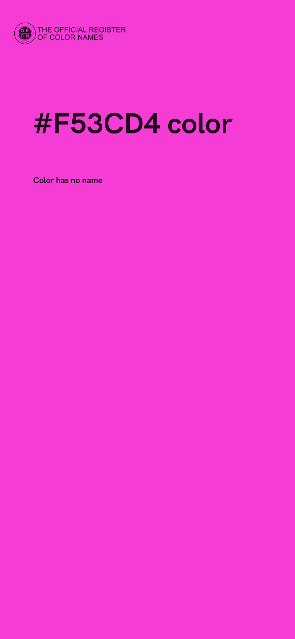 #F53CD4 color image