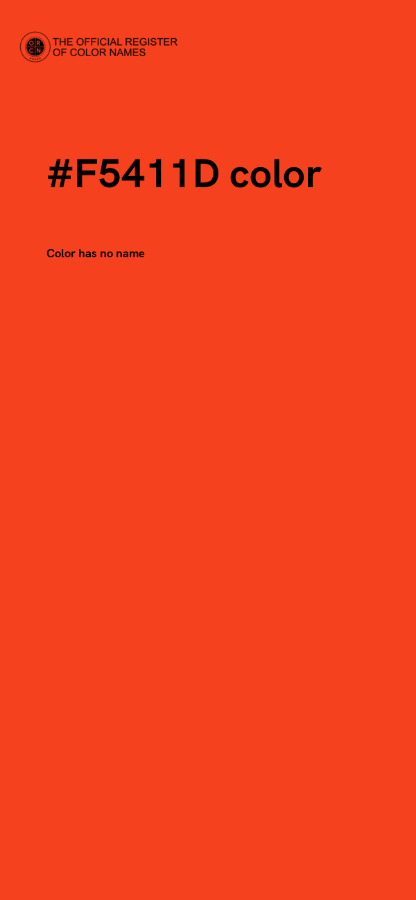 #F5411D color image