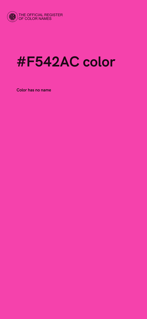 #F542AC color image