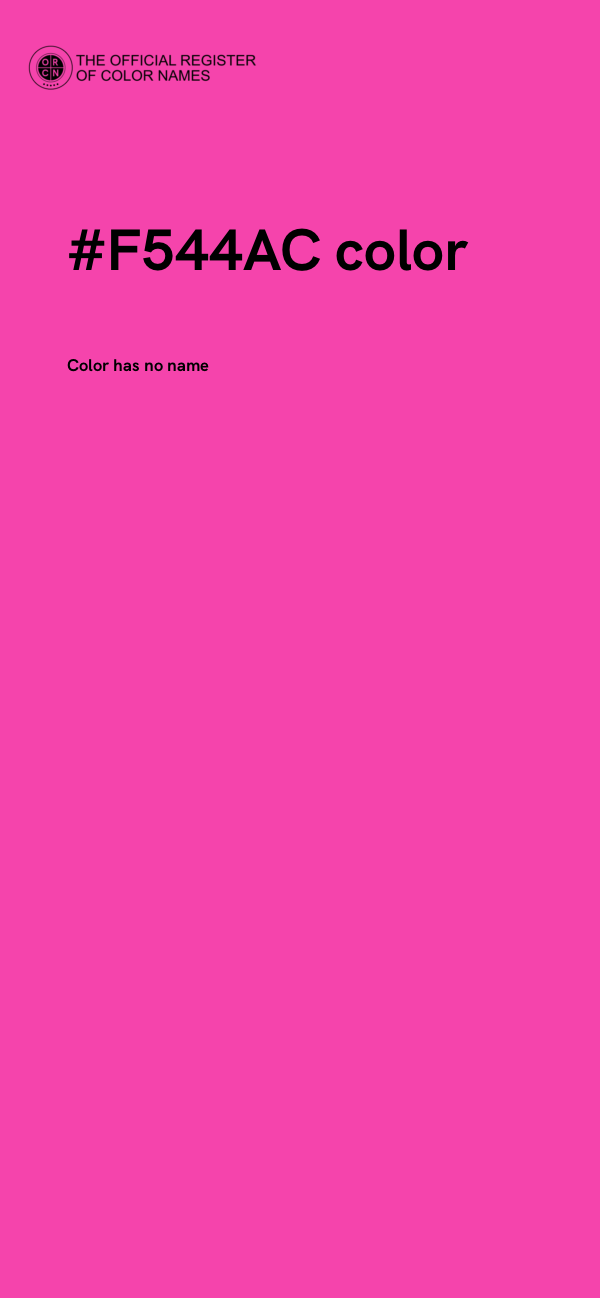 #F544AC color image