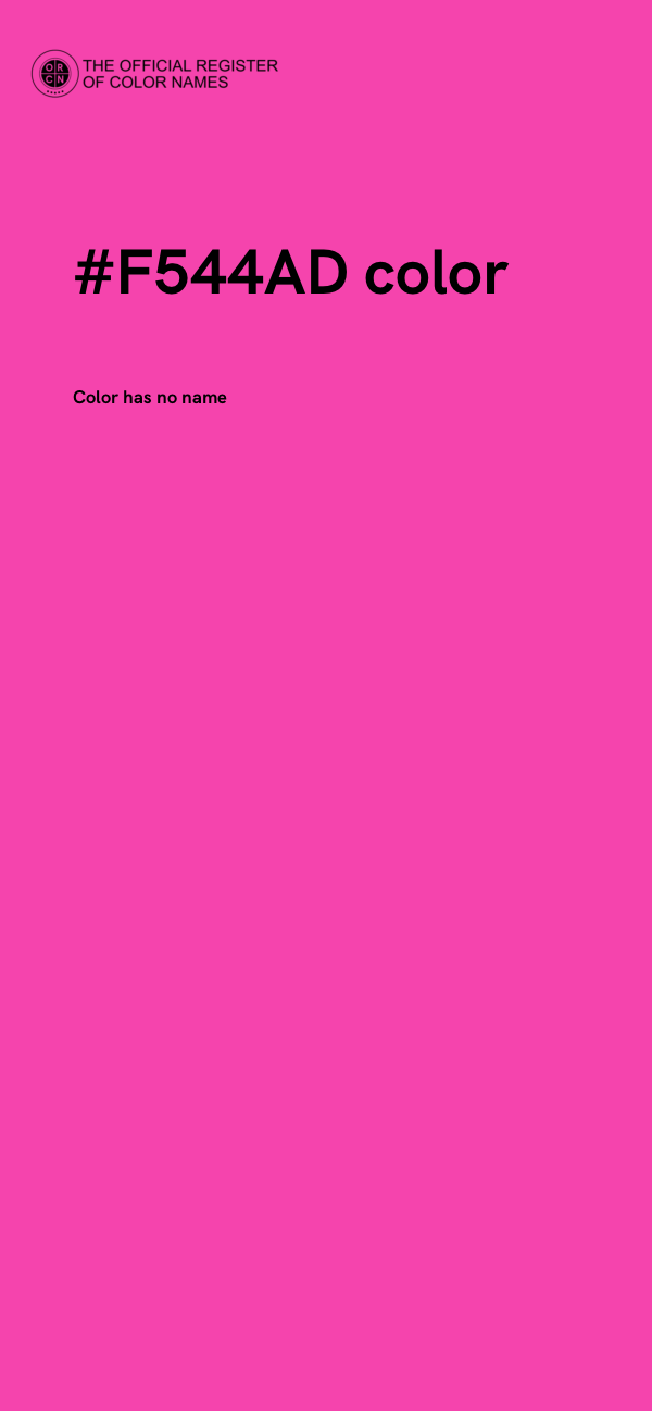 #F544AD color image