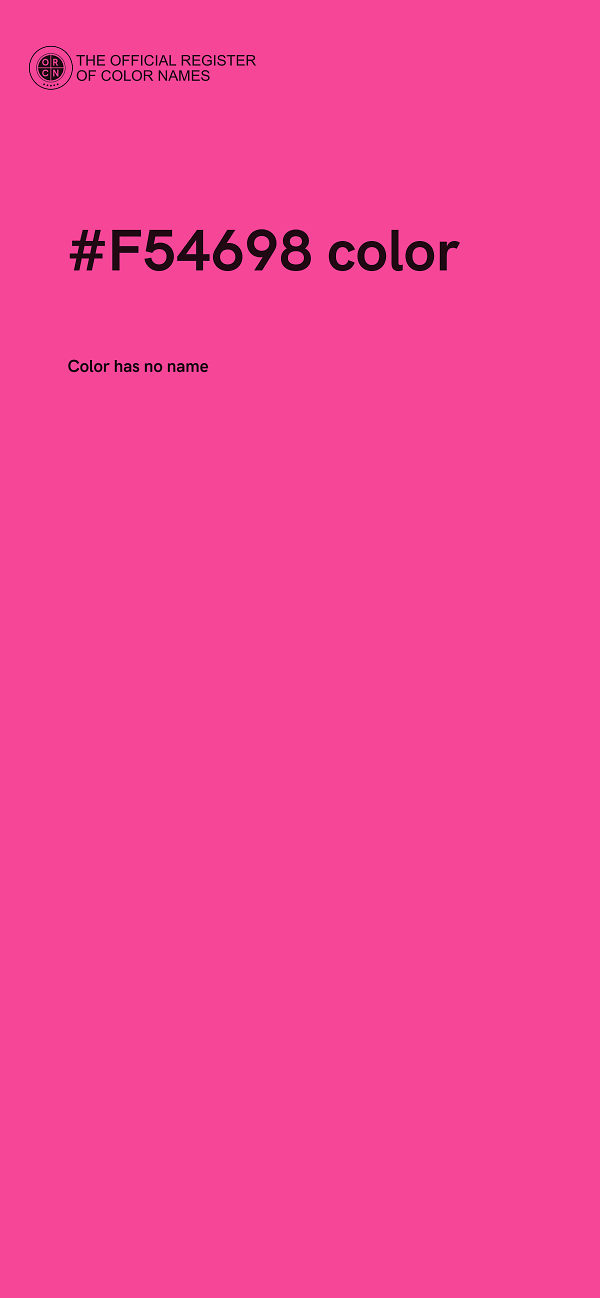 #F54698 color image