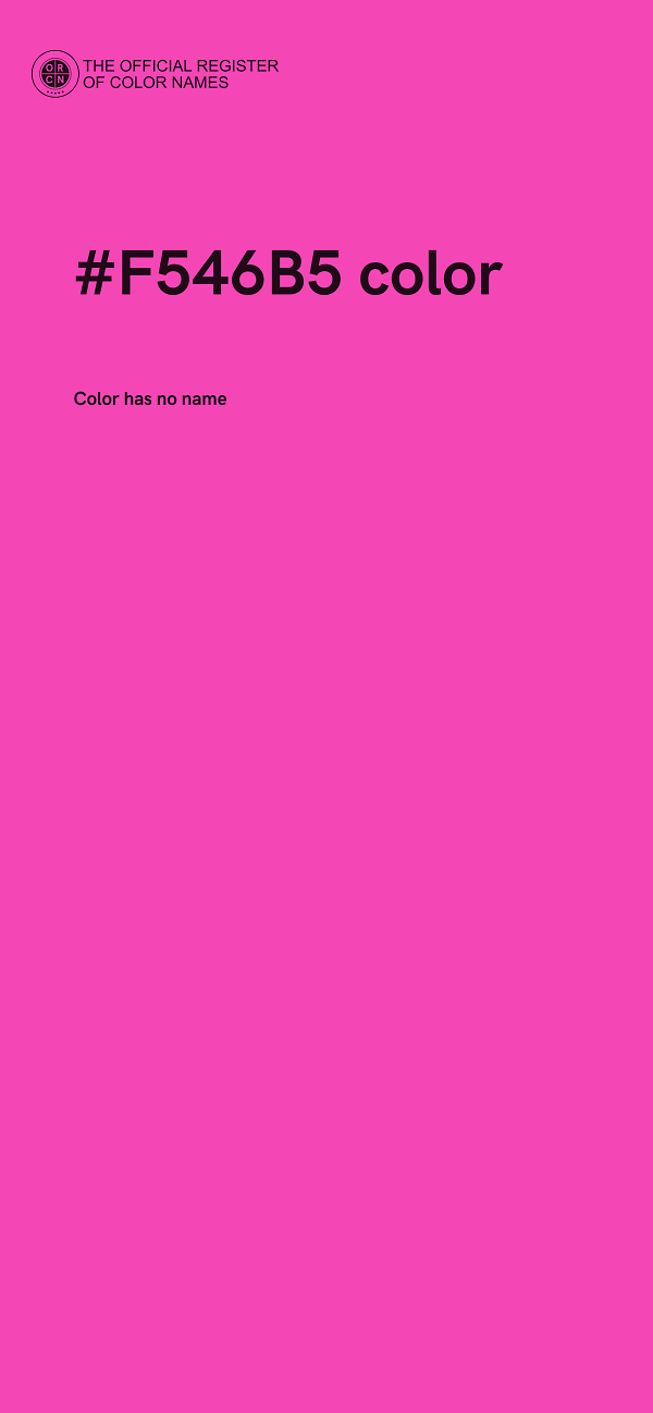 #F546B5 color image