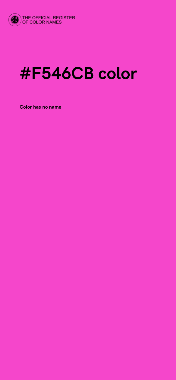 #F546CB color image