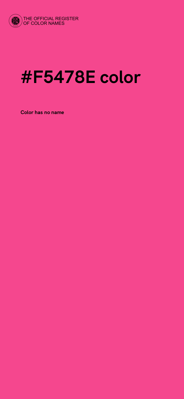 #F5478E color image
