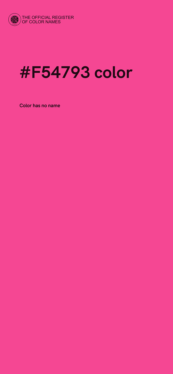 #F54793 color image