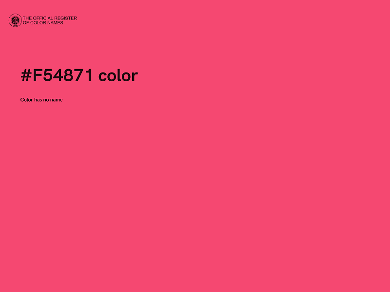 #F54871 color image