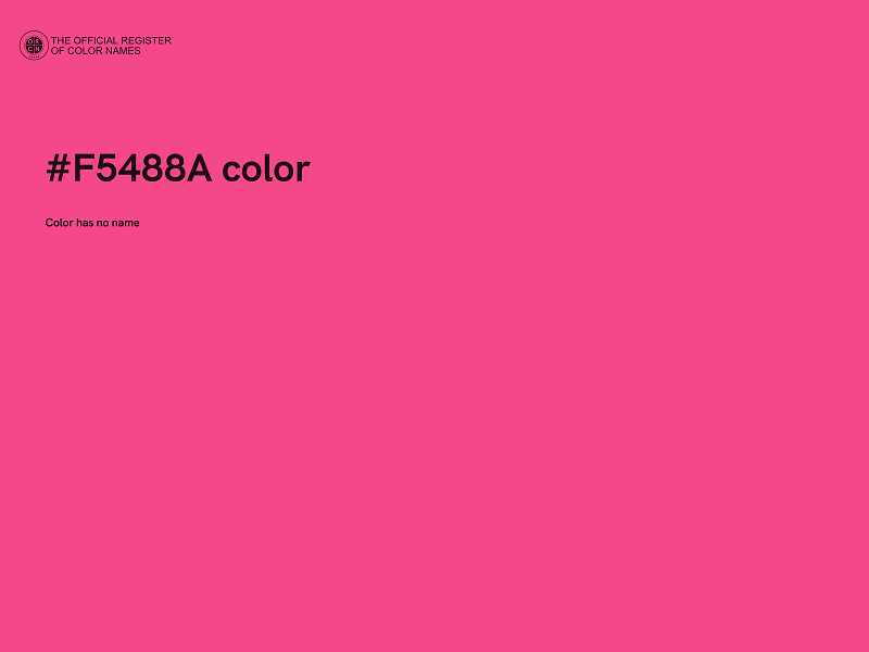 #F5488A color image