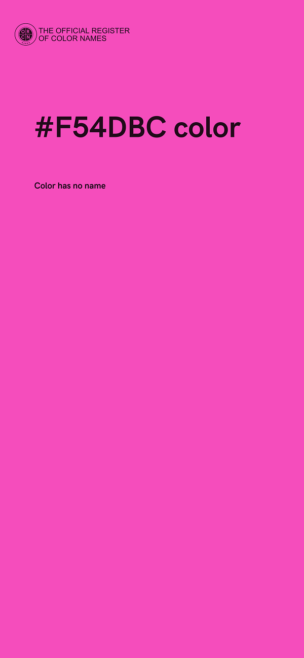 #F54DBC color image