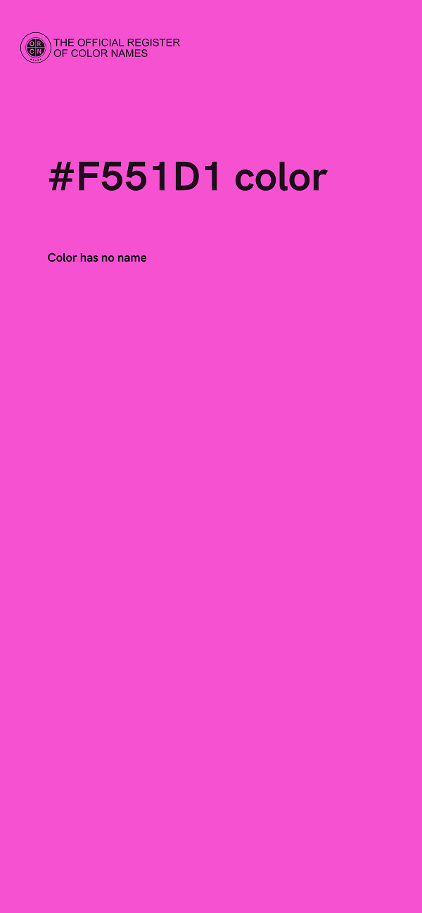 #F551D1 color image