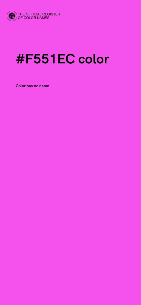 #F551EC color image