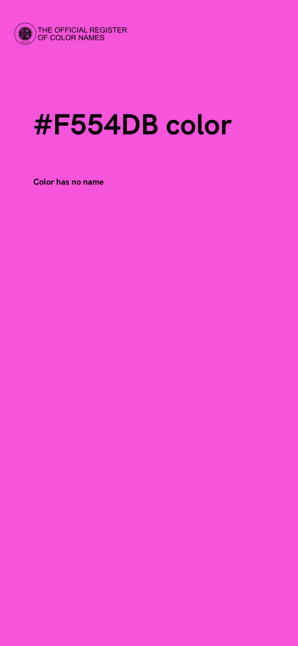 #F554DB color image